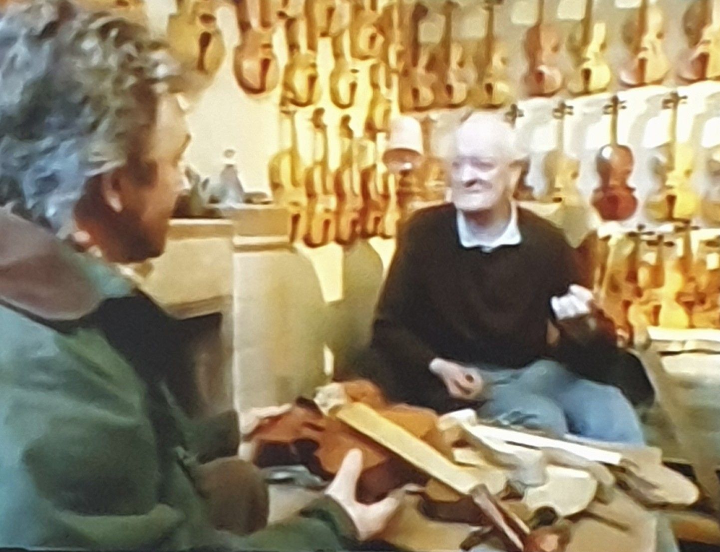 Dave meeting Noel Edmonds